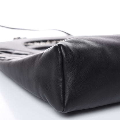 Chanel Glazed Lambskin Quilted Small 31 Shopping Bag Black 8 of 11