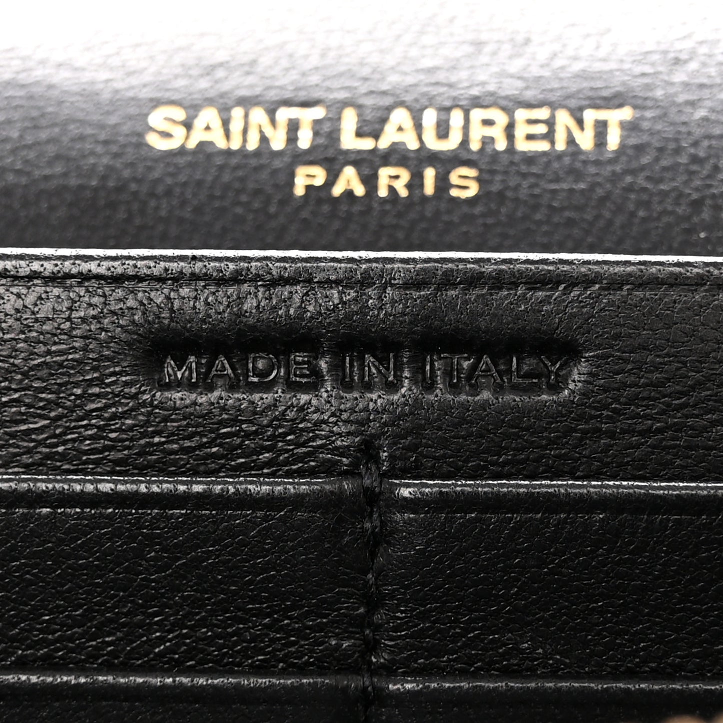 Lambskin Matelasse Monogram Large Vicky Continental Wallet Black