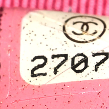 Chanel Caviar Quilted Phone Holder Wallet On Chain WOC Pink 7 of 11