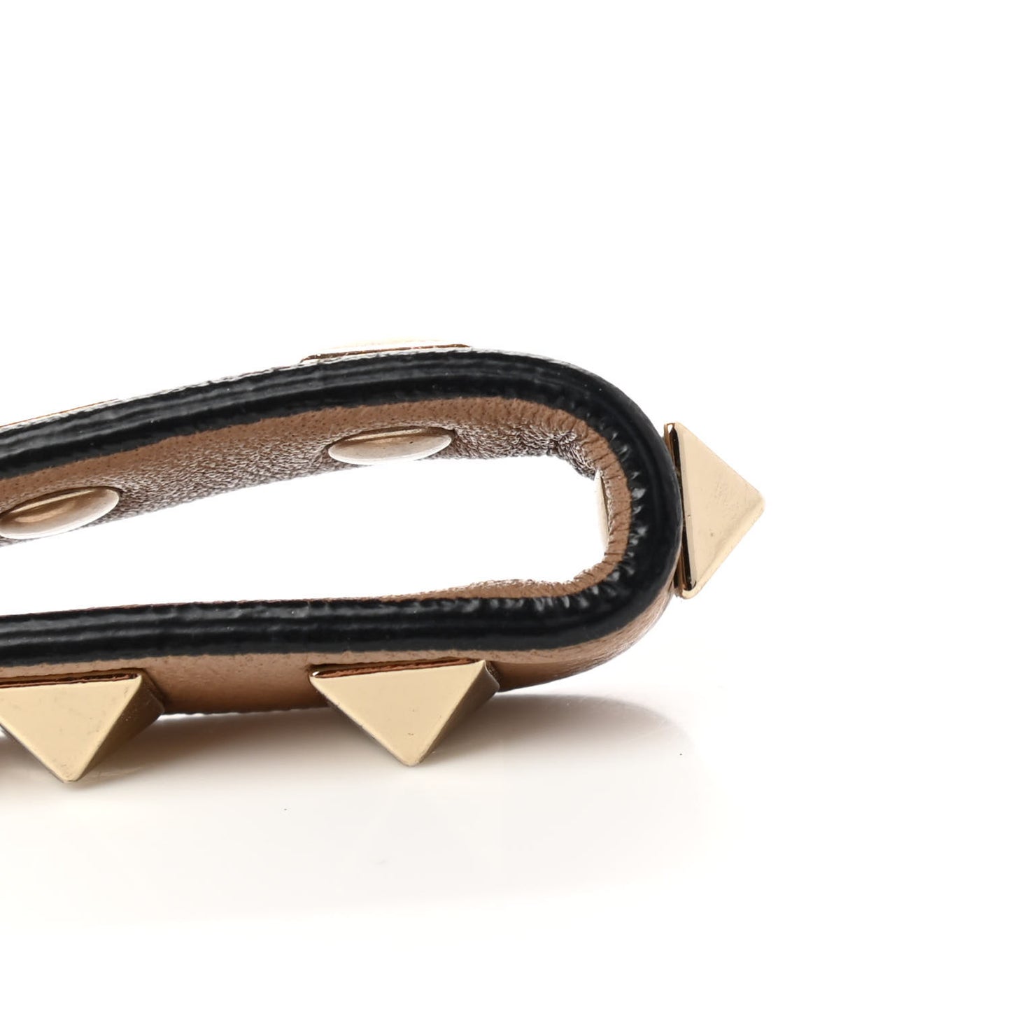 Nappa Rockstud Wristlet Clutch Alpaca