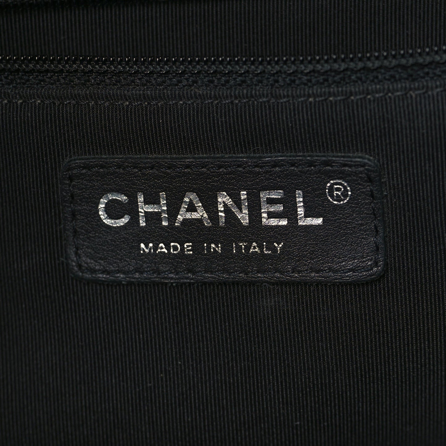 Calfskin Quilted Flap Tote Black