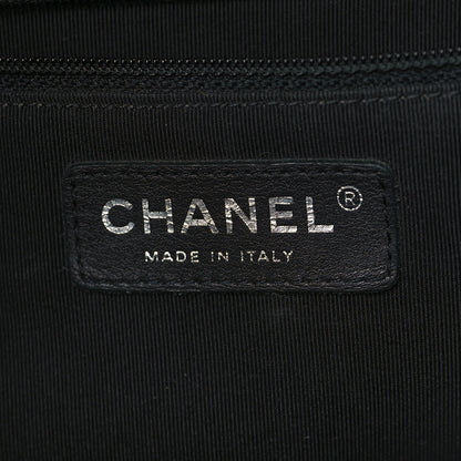 Chanel Calfskin Quilted Flap Tote Black 6 of 9