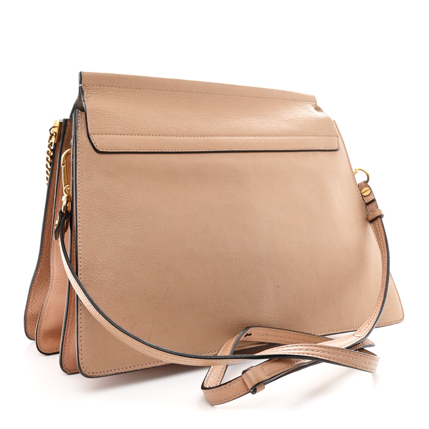 Chloe Calfskin Medium Faye Shoulder Bag Biscotti Beige 3 of 14