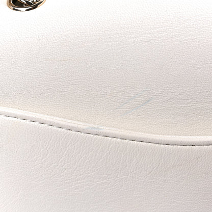 Chanel Lambskin CC Mania Flap Bag White 12 of 12