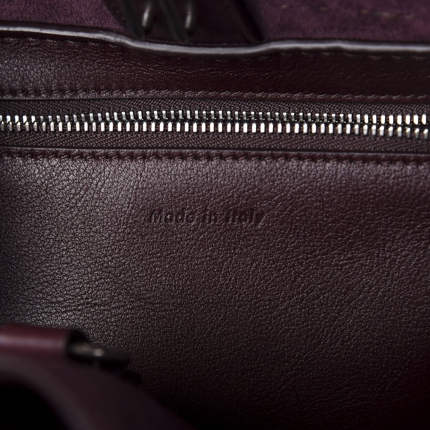 Smooth Calfskin Small Big Bag Burgundy