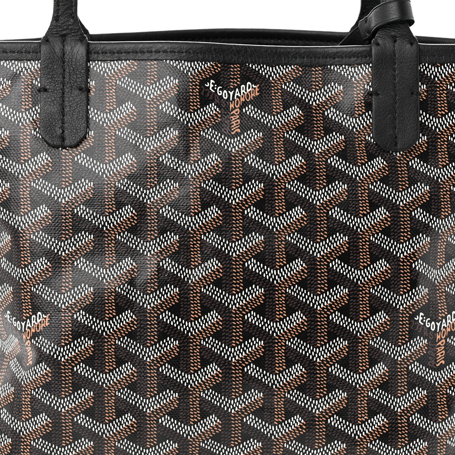 Goyard Goyardine Reversible Mini Anjou Black 9 of 11