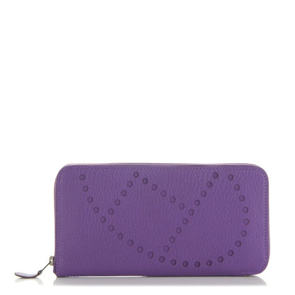 Hermes Chevre Mysore Evelyne Long Wallet Parme 1 of 7