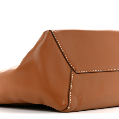 Miu Miu Soft Calf Softy Small Ivy Tote Bag Caramel 8 of 9