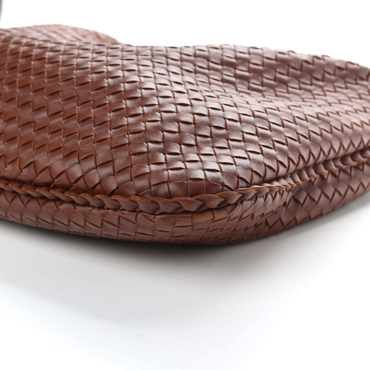 Nappa Intrecciato Medium Veneta Hobo Tea