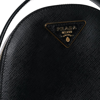Prada Saffiano Lux Mini Odette Backpack Black 11 of 12