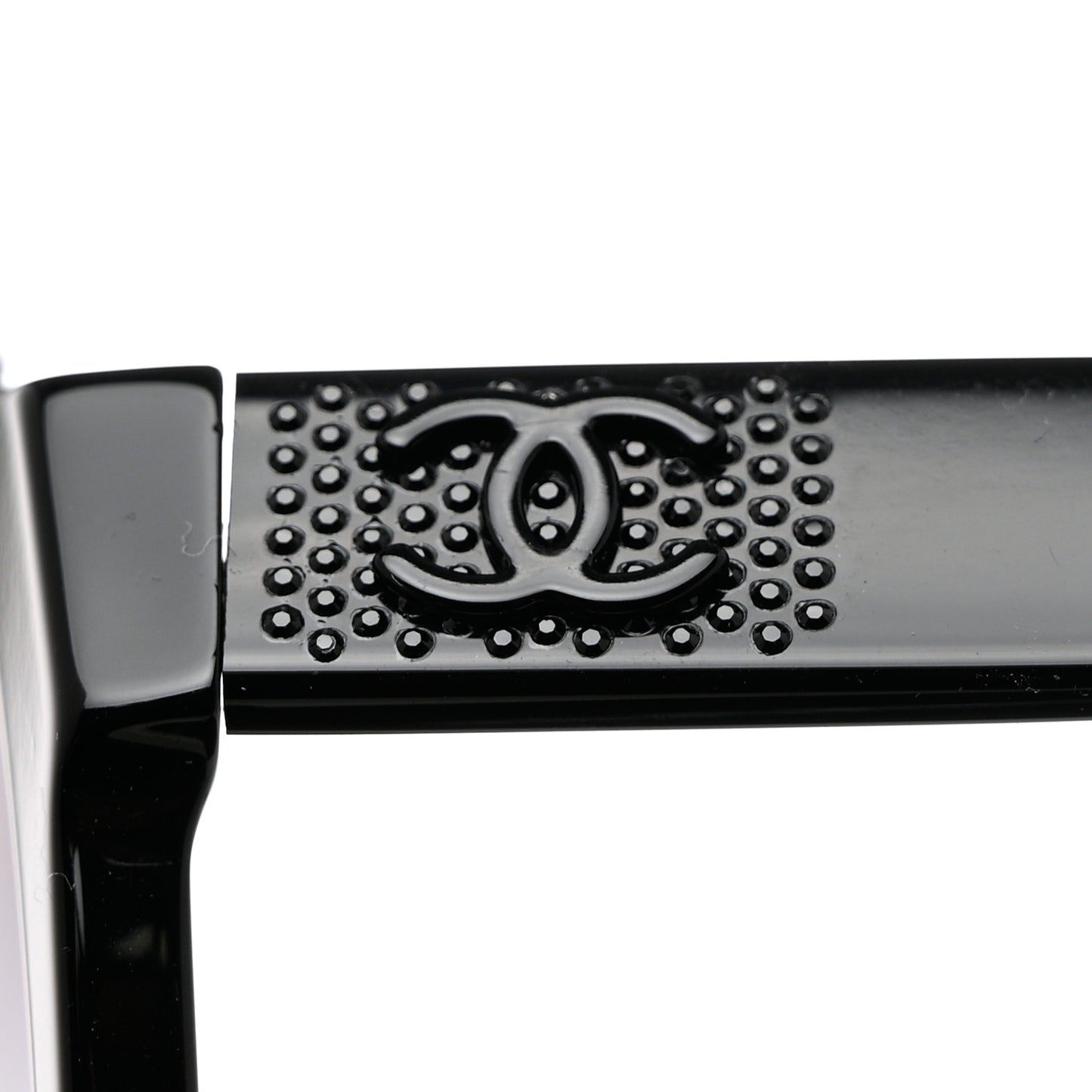 Acetate Strass Pilot Sunglasses 5467-B-A Black