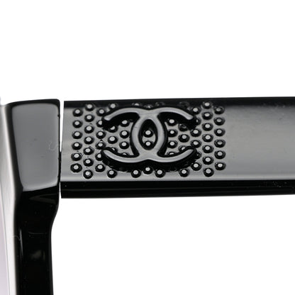 Chanel Acetate Strass Pilot Sunglasses 5467-B-A Black 8 of 9