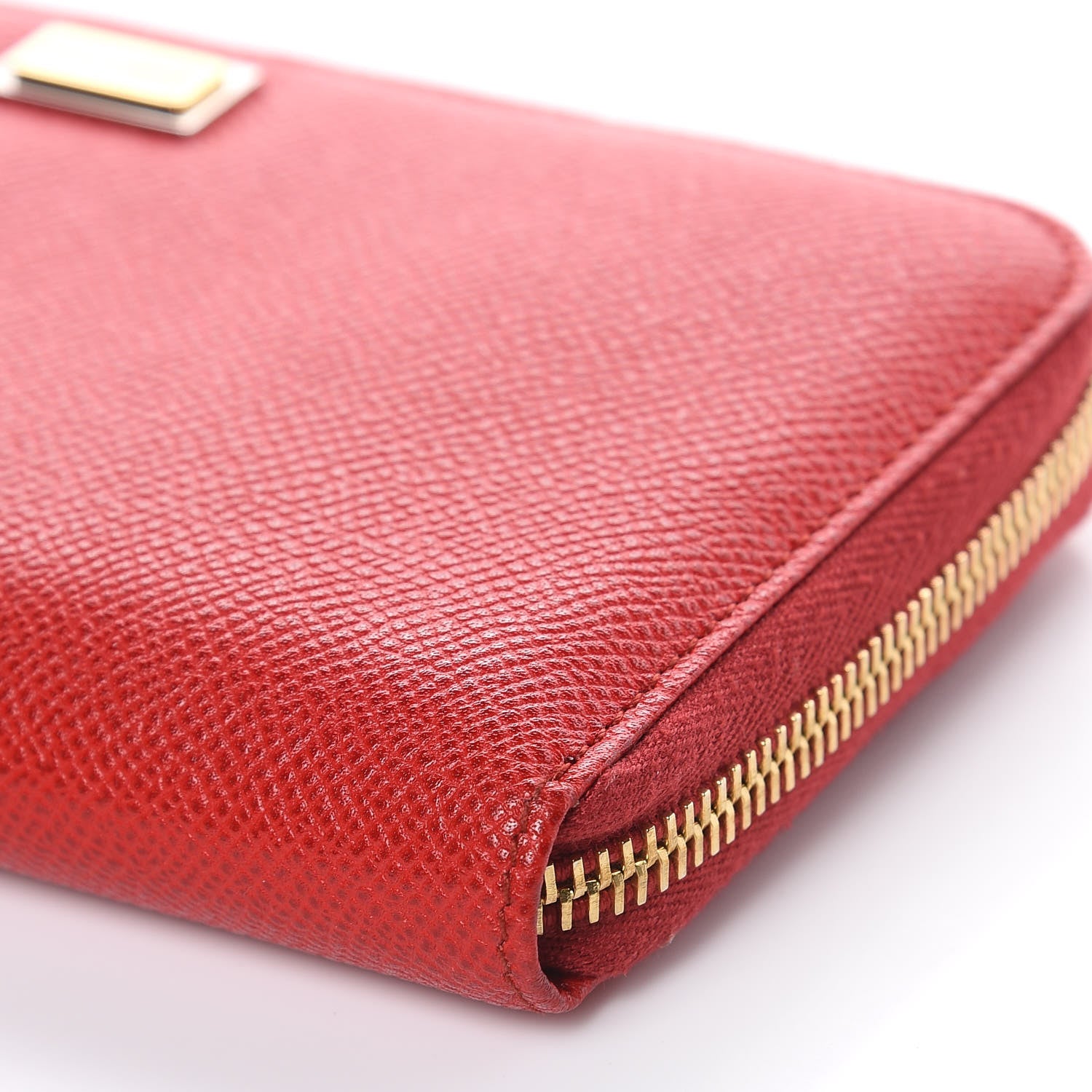 Dolce & Gabbana Dauphine Zip Around Wristlet Wallet Red 10 of 12