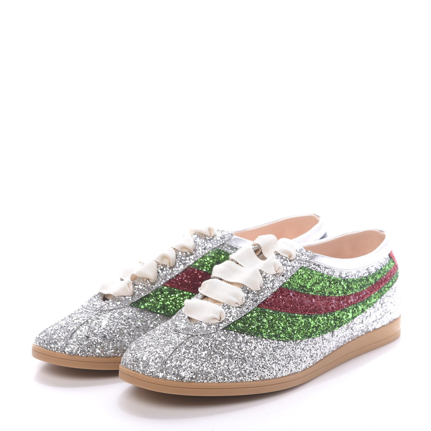 Glitter Fabric Web Mens Falacer Sneakers 11 Silver