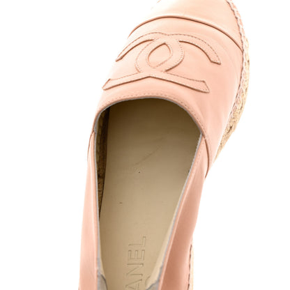 Chanel Lambskin CC Espadrilles 41 Beige 9 of 14