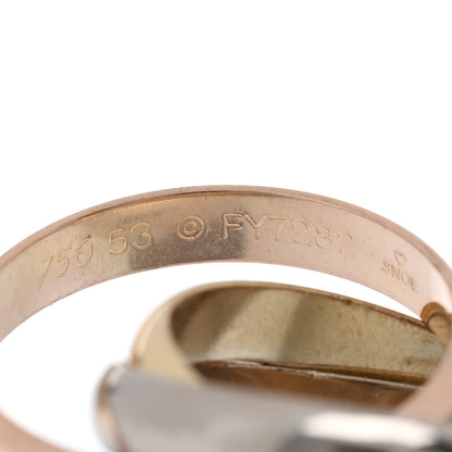 Cartier 18K Pink Yellow White Gold Classic Trinity Ring 53 6.25 4 of 4