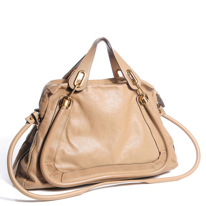 Chloe Calfskin Large Paraty Beige 3 of 9