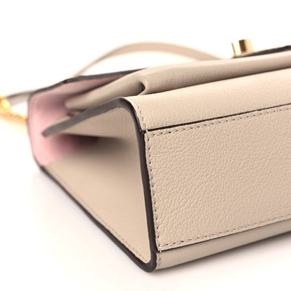 Louis Vuitton Soft Calfskin Mylockme Chain Bag BB Greige 7 of 8