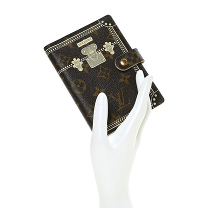 Louis Vuitton Monogram Trunk Small Ring Agenda Cover White 2 of 10