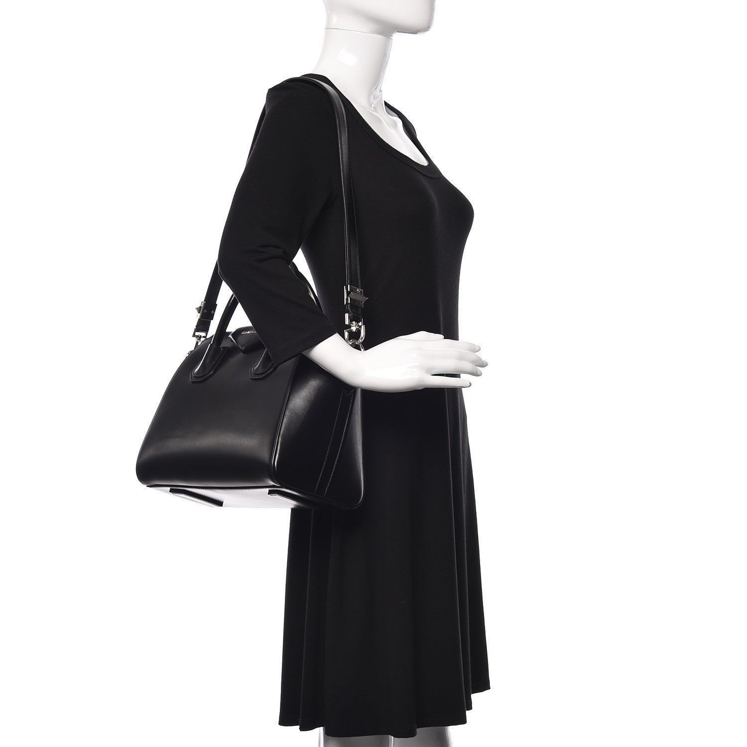 Givenchy Shiny Lord Calfskin Small Antigona Black 2 of 9