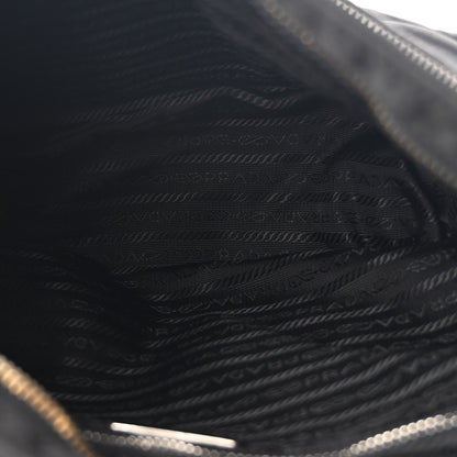 Prada Nylon Saffiano Vela Messenger Bag Black 5 of 11