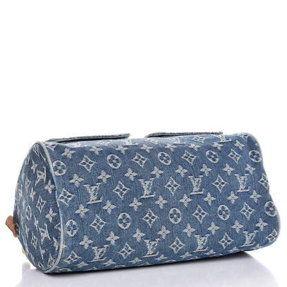Louis Vuitton Monogram Denim Neo Speedy Blue 4 of 13