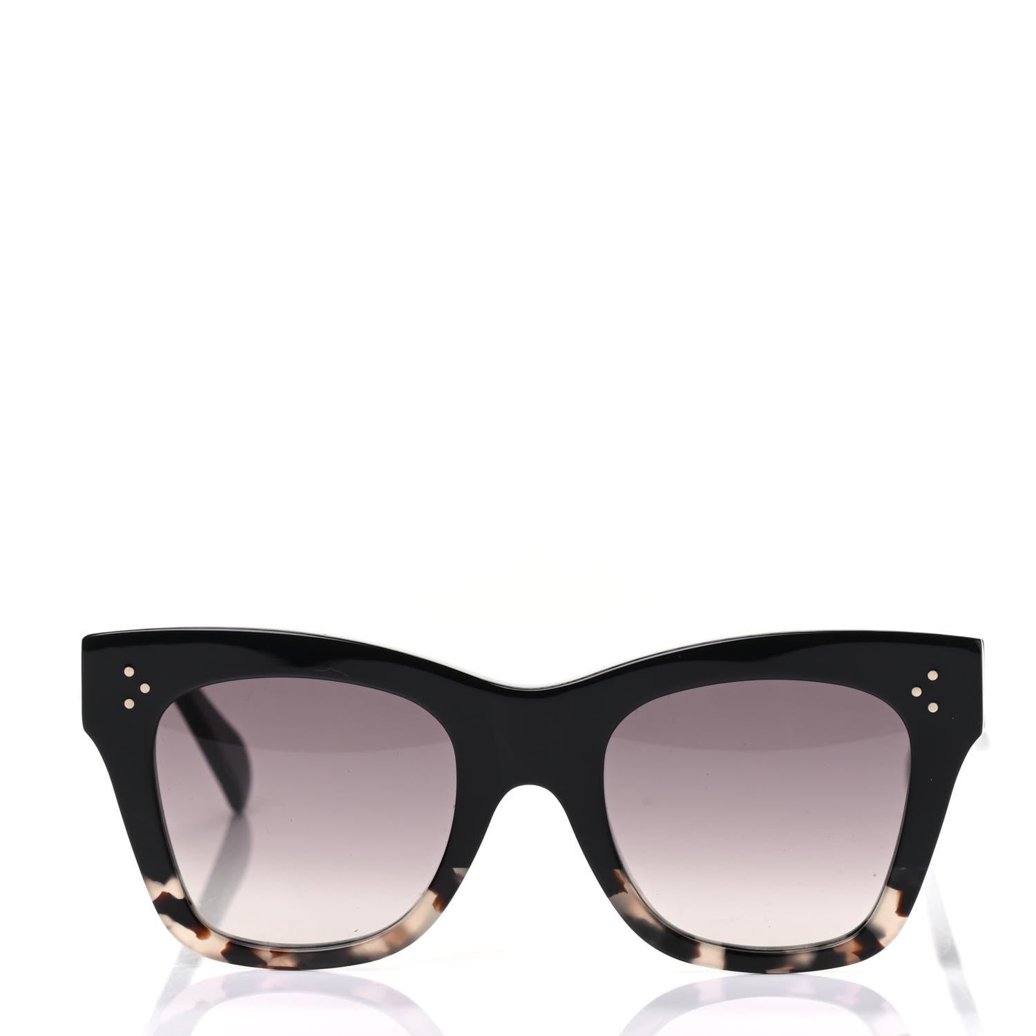 Celine Acetate Polarized Sunglasses CL4004IN Havana Grey 2 of 6