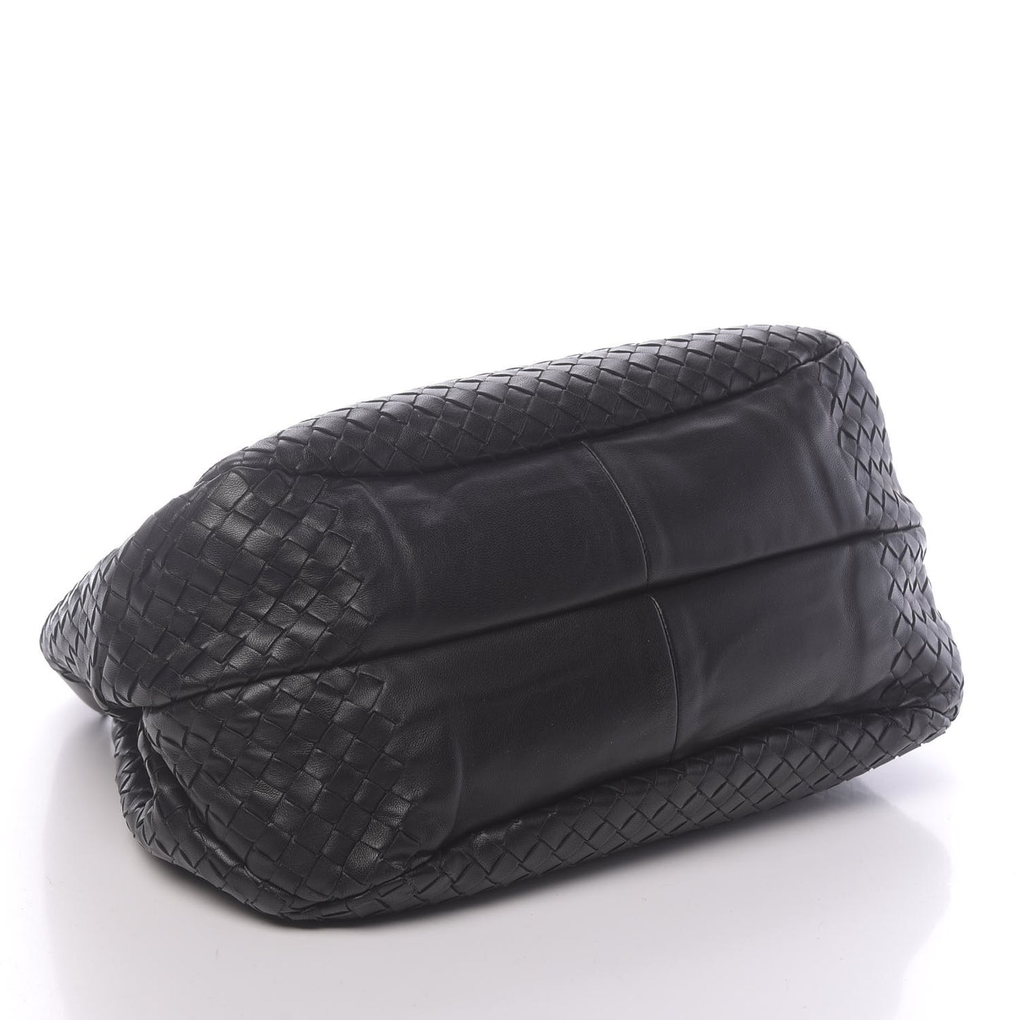 Nappa Intrecciato Medium Campana Black