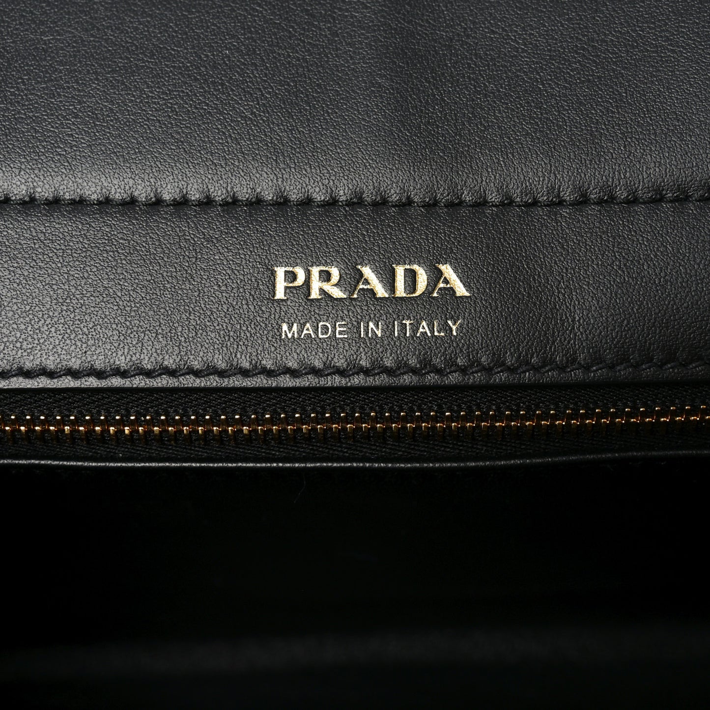 Calfskin Medium Enchaine Bag Black