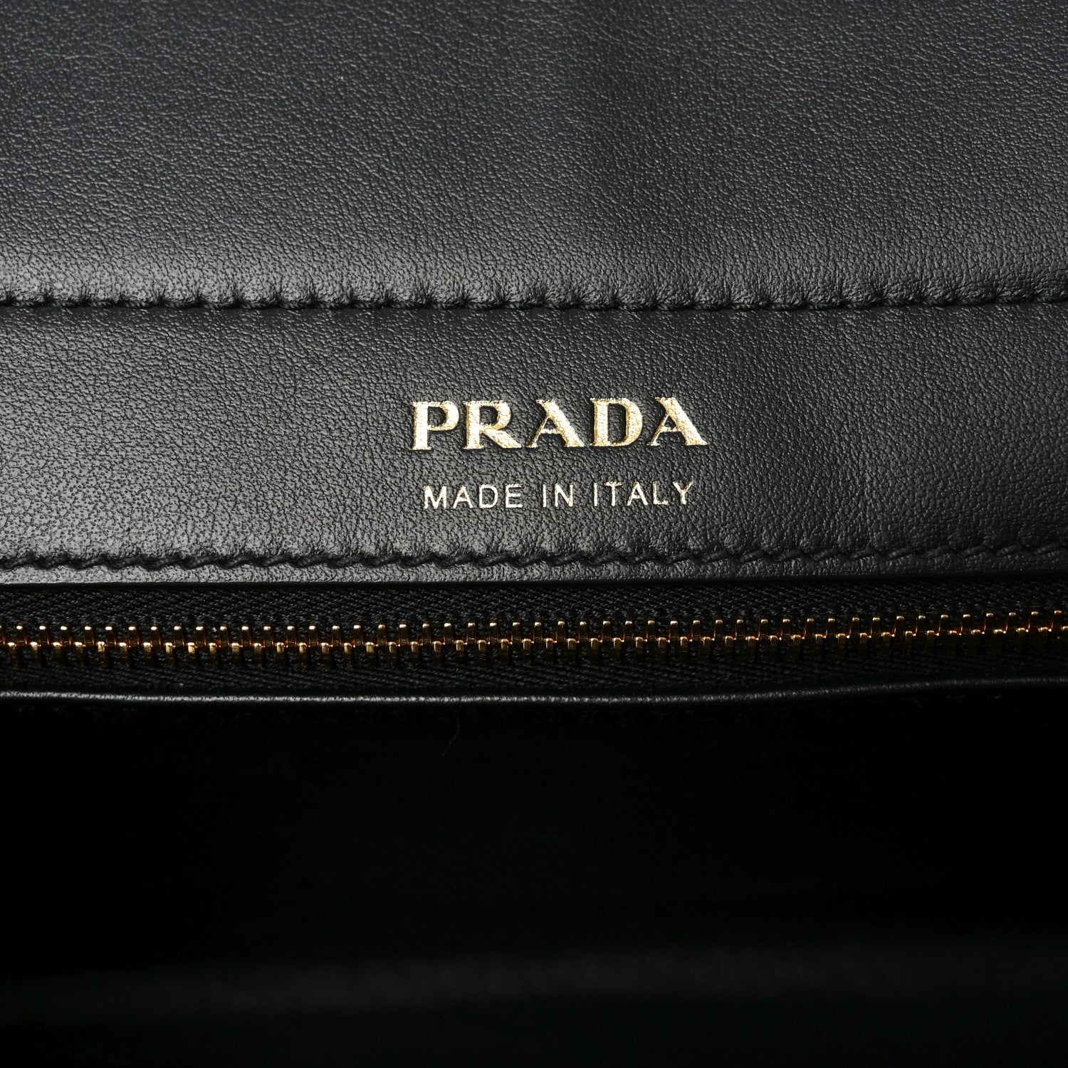 Prada Calfskin Medium Enchaine Bag Black 6 of 9
