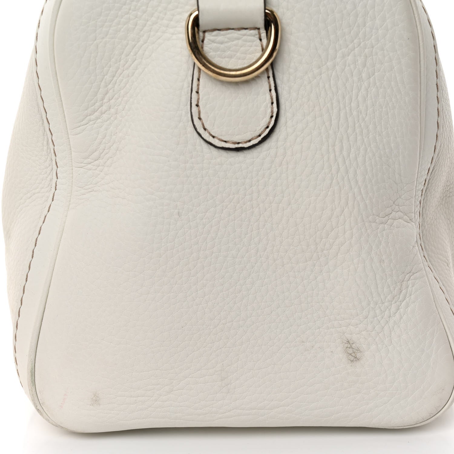 Gucci Calfskin Vintage Web Medium Boston White 13 of 13