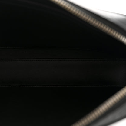 Celine Calfskin Triomphe Embossed Medium Messenger Bag Black 5 of 12