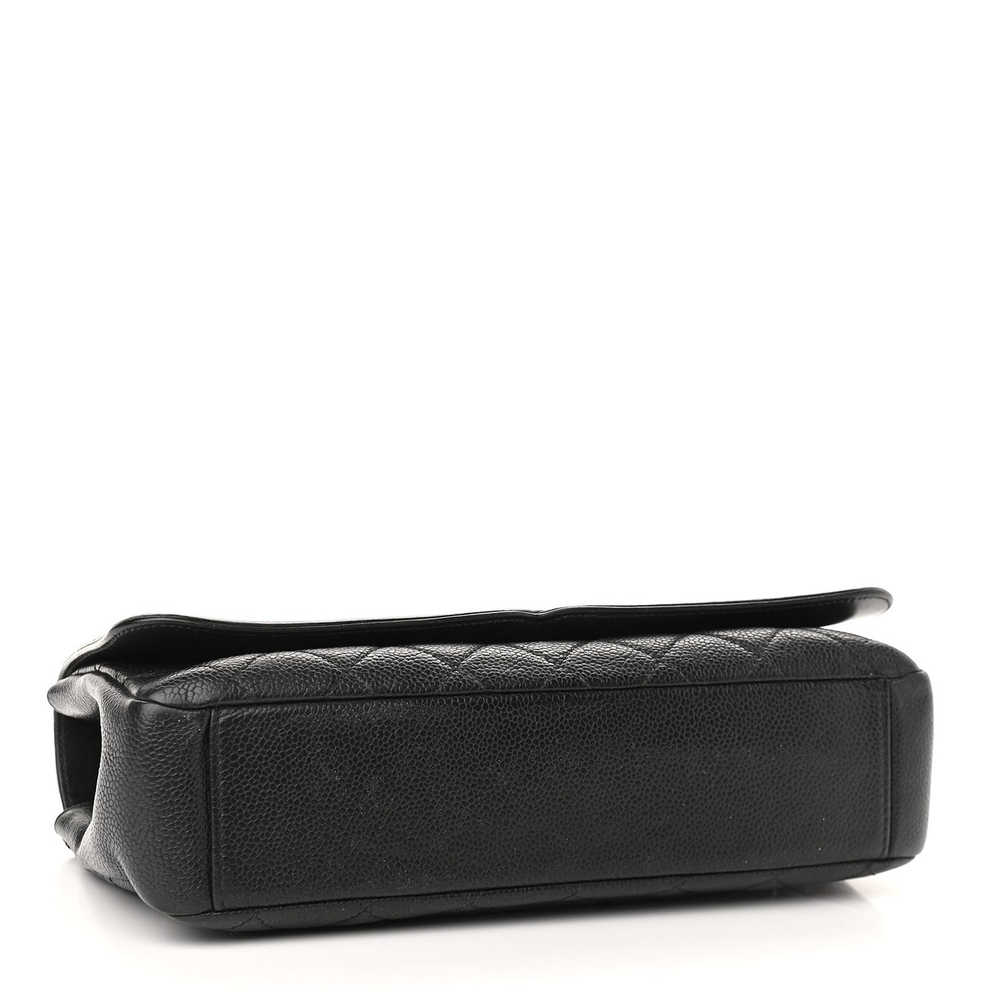 Caviar Quilted Medium CC Filigree Flap Black