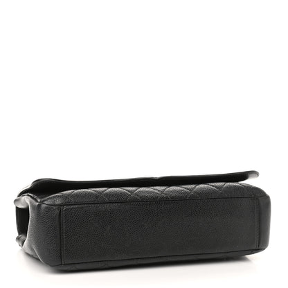 Chanel Caviar Quilted Medium CC Filigree Flap Black 4 of 10