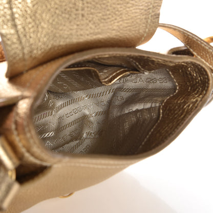 Prada Vitello Daino Crossbody Bag Platino 5 of 7
