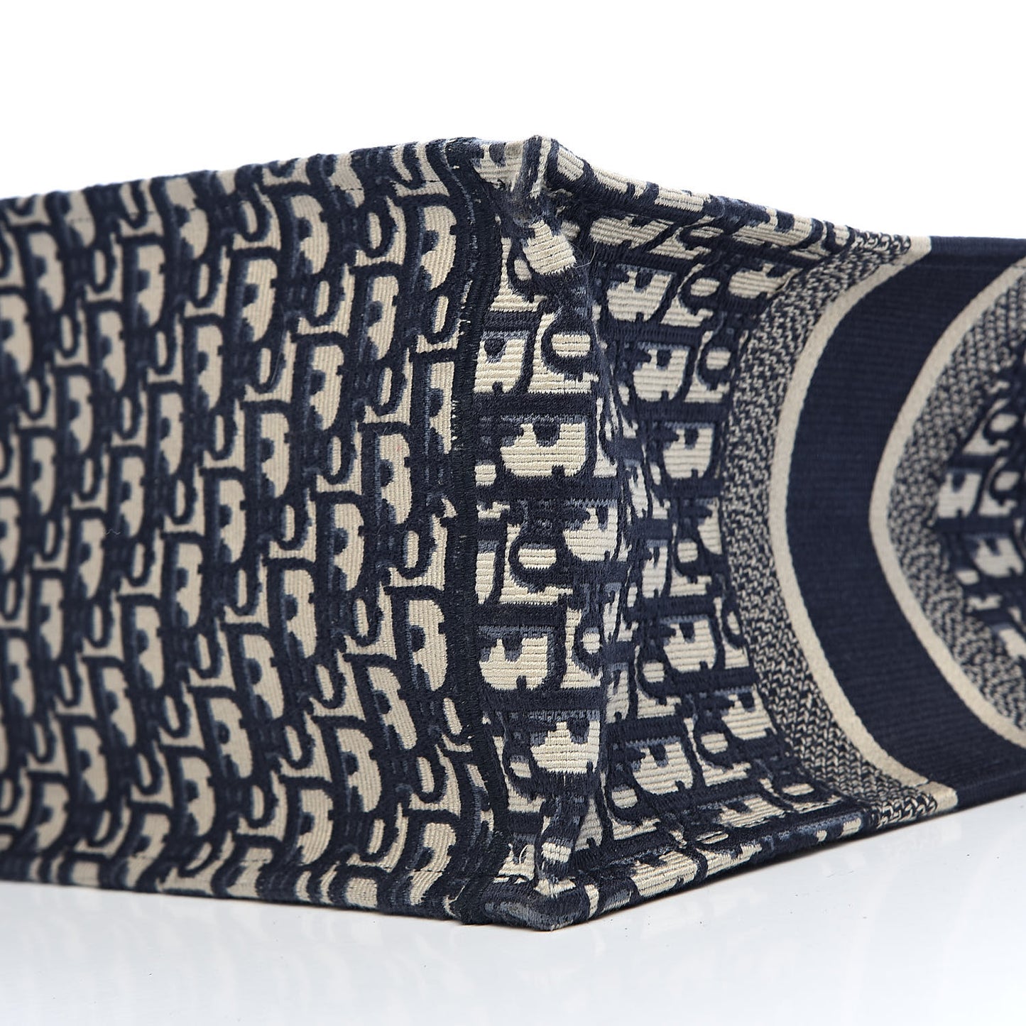 Oblique Medium Book Tote Blue Multicolor