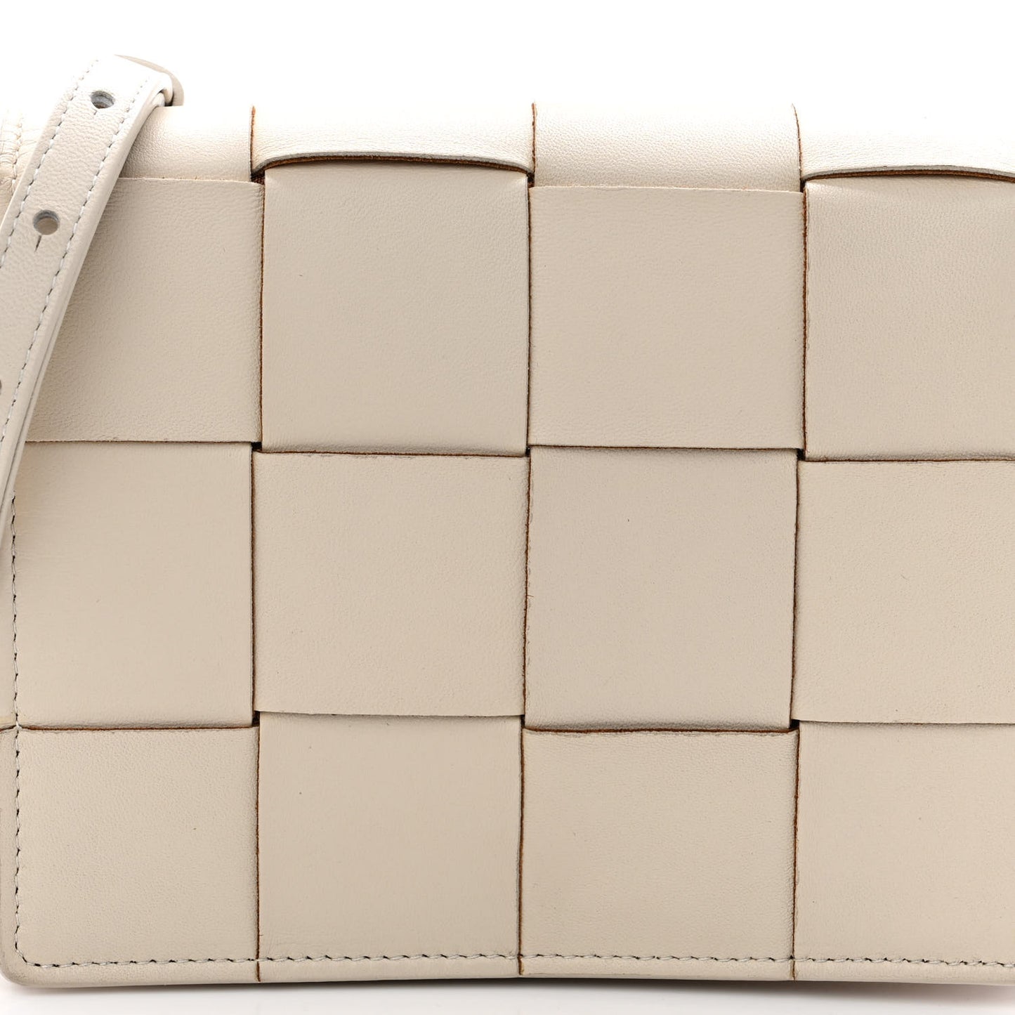 Lambskin Maxi Intrecciato Mini Cassette Crossbody Bag Plaster