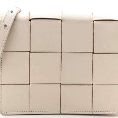 Bottega Veneta Lambskin Maxi Intrecciato Mini Cassette Crossbody Bag Plaster 7 of 9