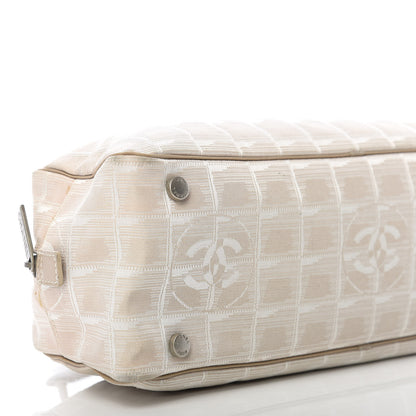 Chanel Nylon Travel Bowler Beige 6 of 12