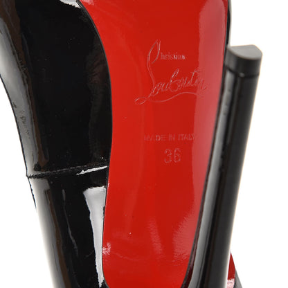 Christian Louboutin Patent Pigalle 120 Pumps 36 Black 6 of 7