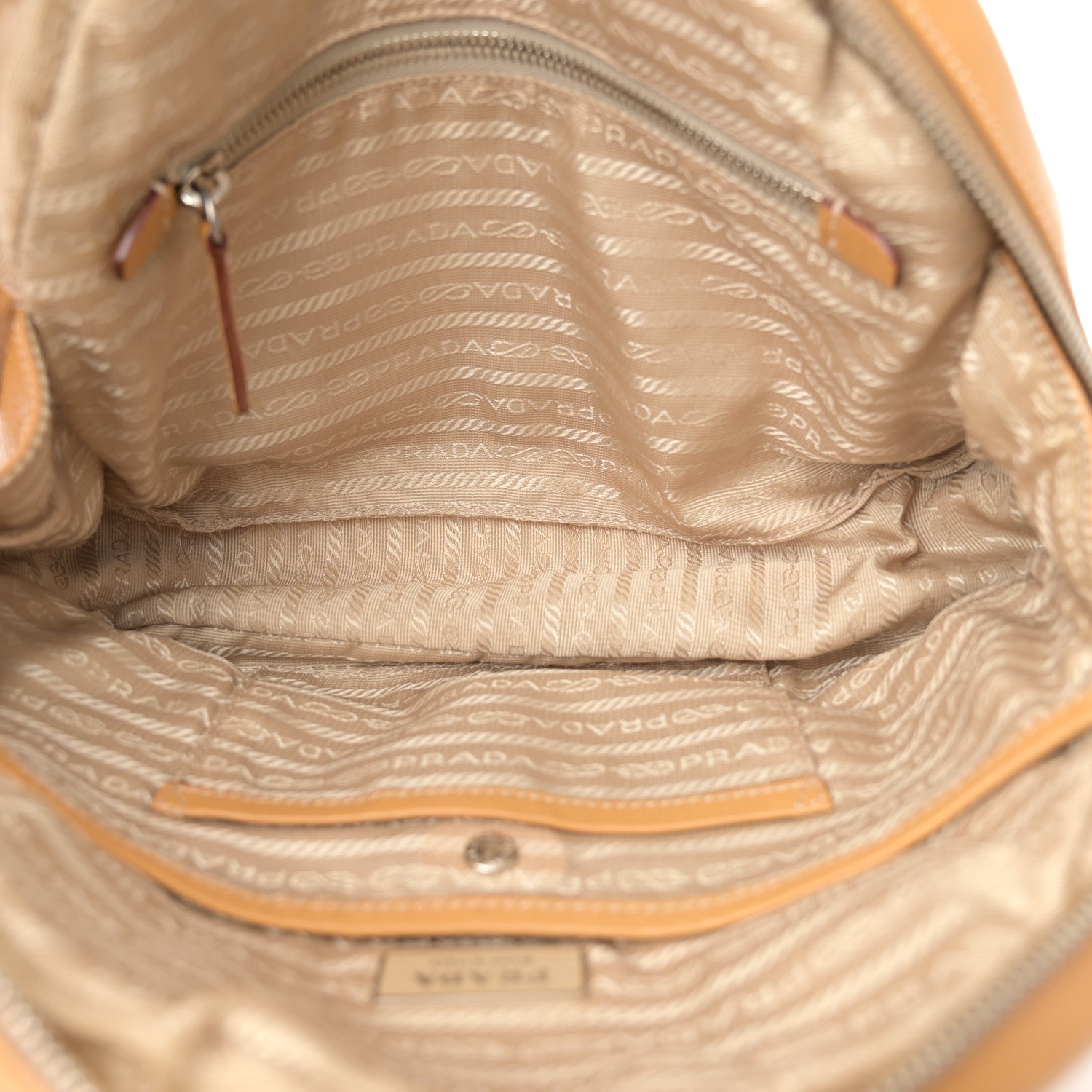 Prada Vitello Daino Bowler Bag Sughero 5 of 14