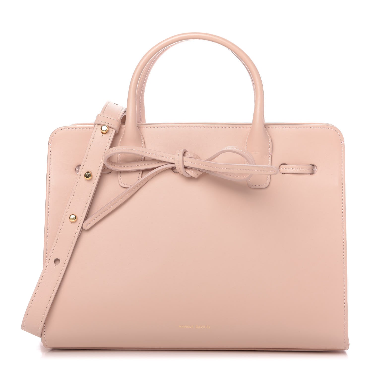 Mansur Gavriel Calfskin Mini Sun Bag Rosa 1 of 9
