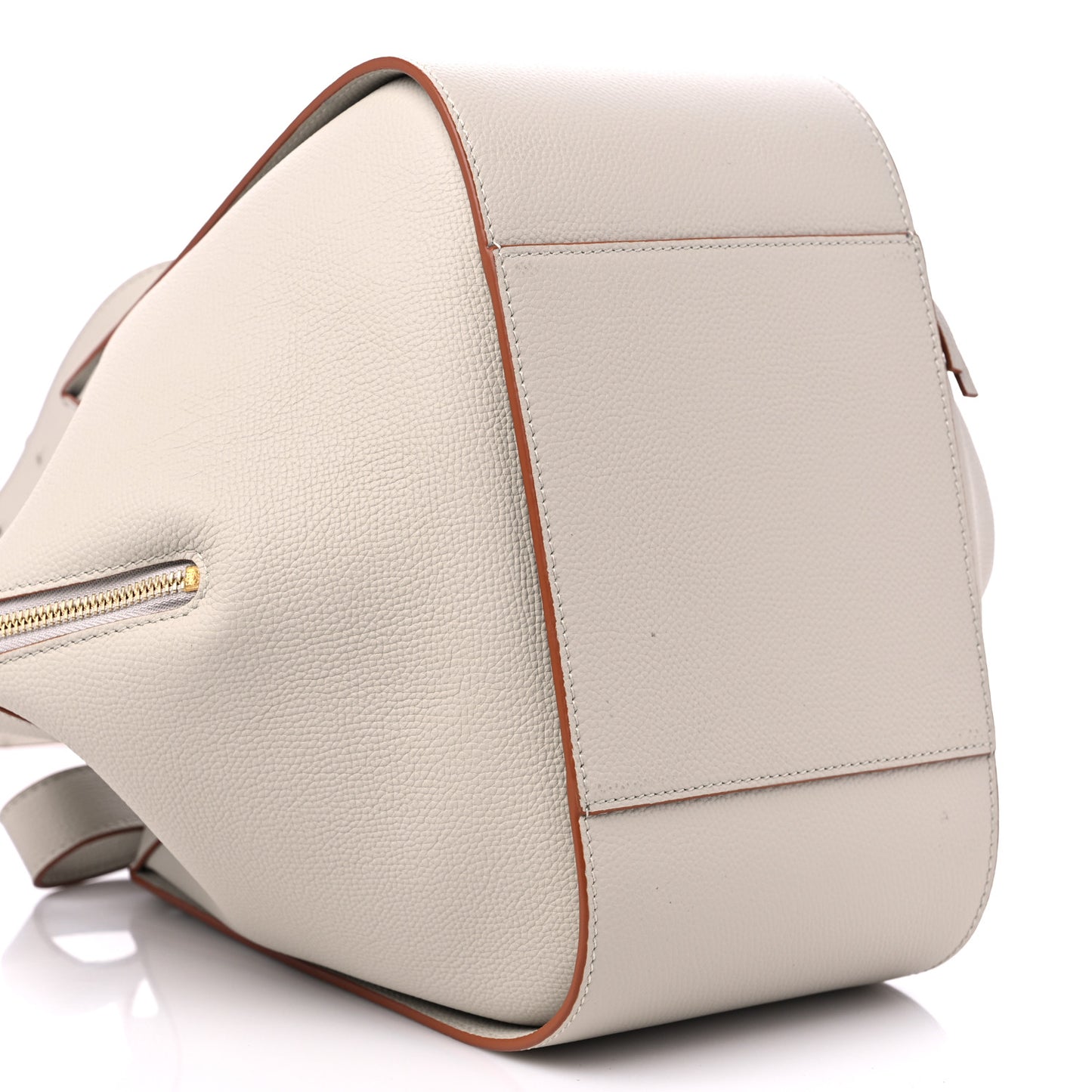 Grained Calfskin Small Hammock Shoulder Bag Light Ghost
