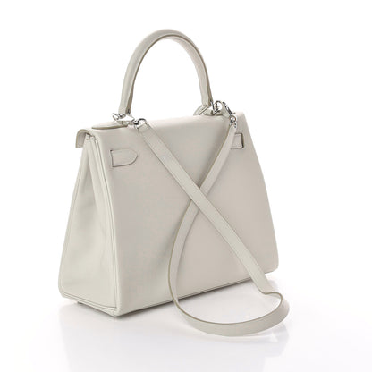 Hermes Evercolor Kelly Retourne 28 Gris Perle 3 of 39