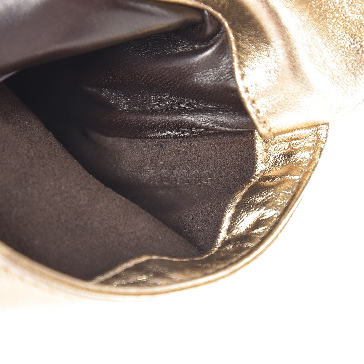Louis Vuitton Metallic Lambskin SC Slim Clutch Gold 8 of 10