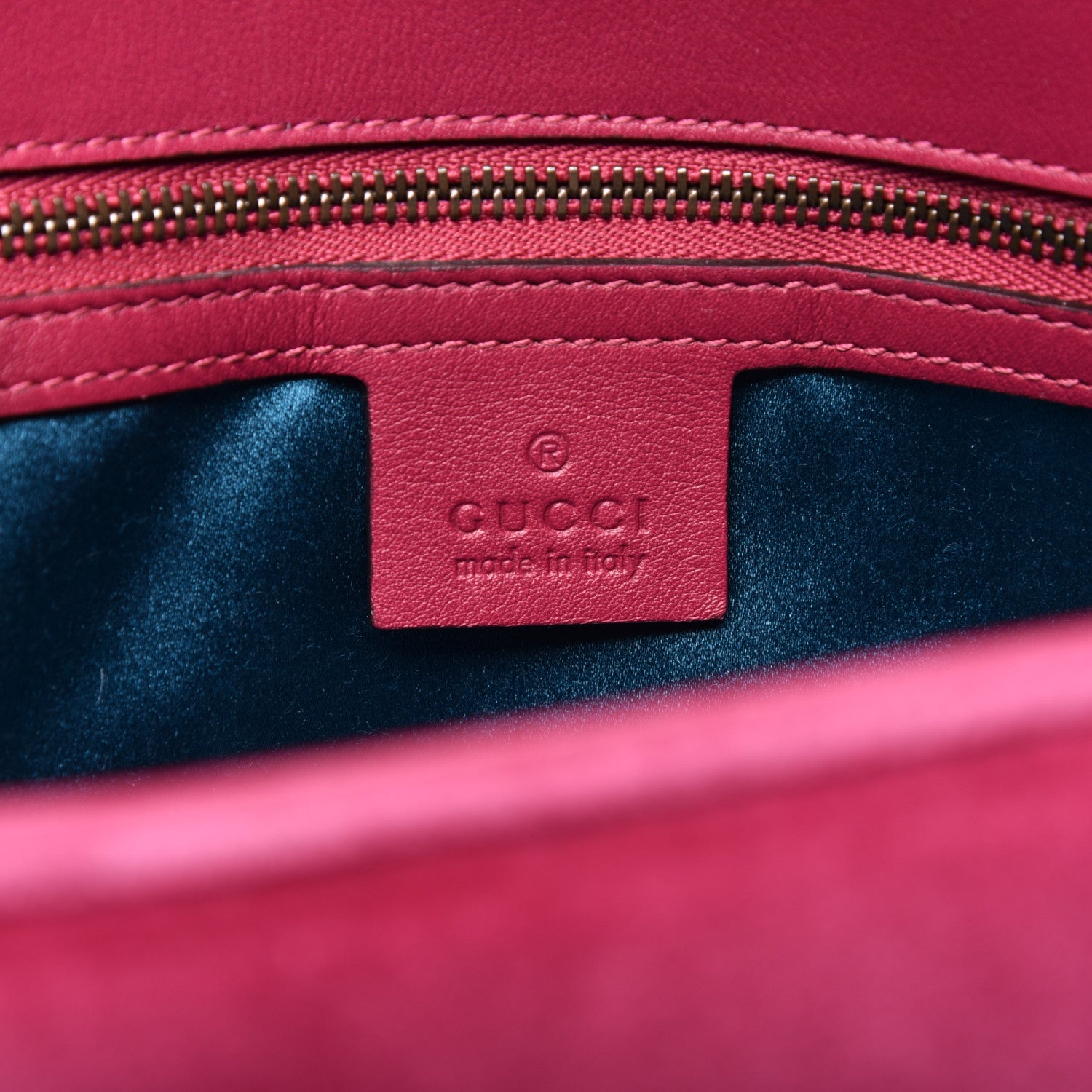 Gucci Velvet Matelasse Small GG Marmont Shoulder Bag Light Raspberry Rose 7 of 12