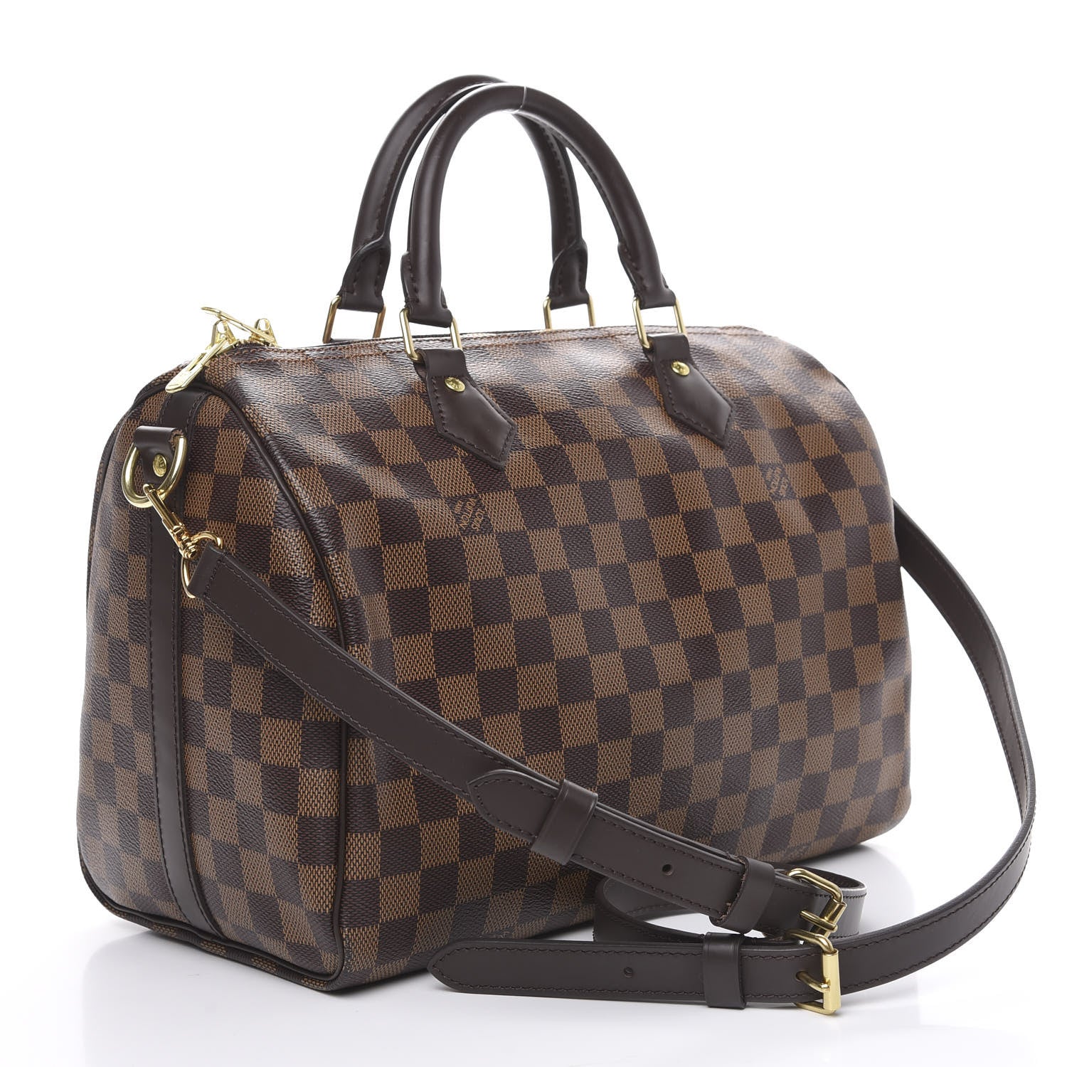 Louis Vuitton Damier Ebene Speedy Bandouliere 30 2 of 12