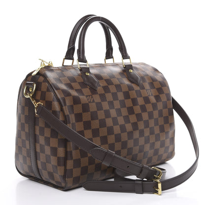Louis Vuitton Damier Ebene Speedy Bandouliere 30 2 of 12