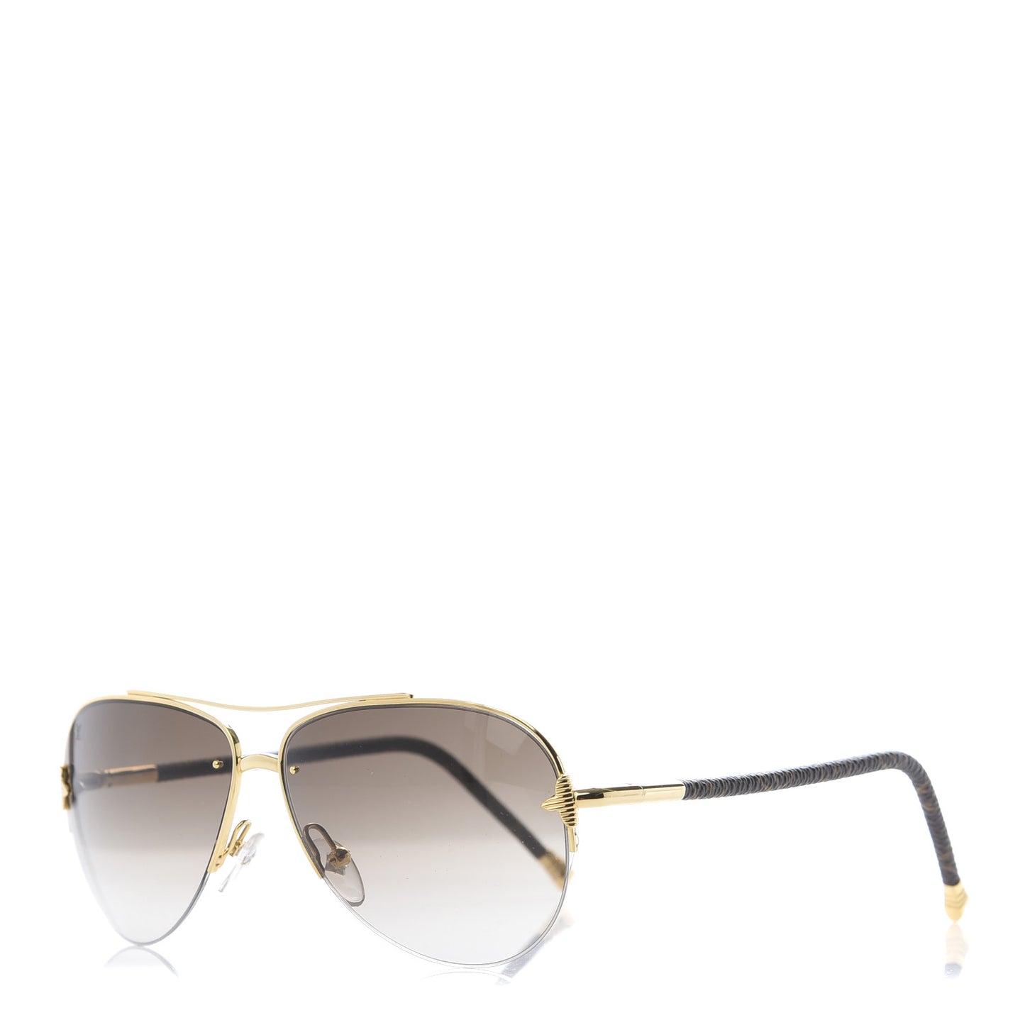 Monogram Petite Viola Pilote Aviator Sunglasses Z0571U Brown