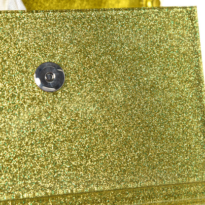Jimmy Choo Acrylic Glitter Candy Clutch Citrine 14 of 15
